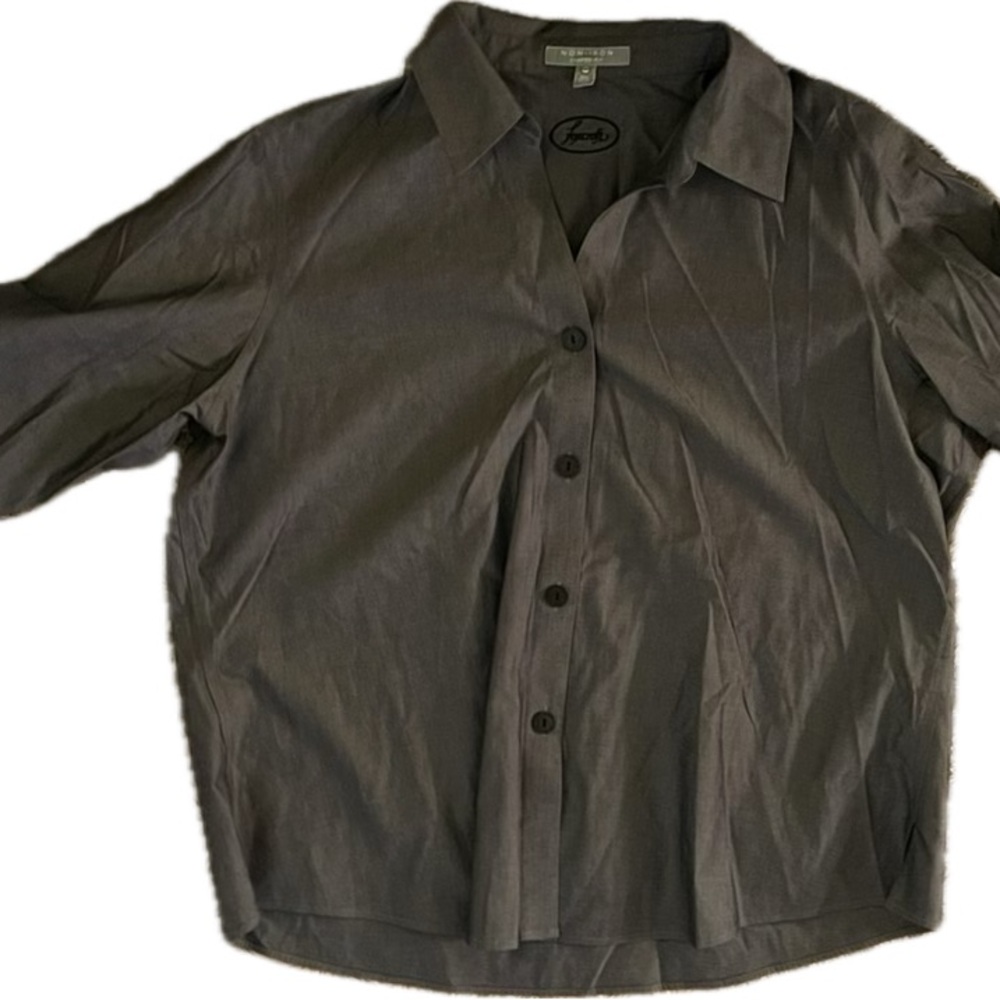 J. Jill Gray Button-Up Blouse